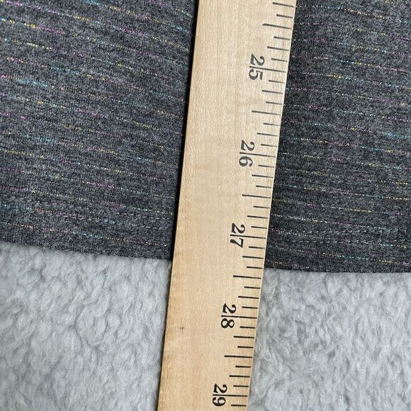 Anthropologie Postmark Bell Sleeve Rainbow Stripes Turtleneck Shirt Top Medium - Picture 10 of 10